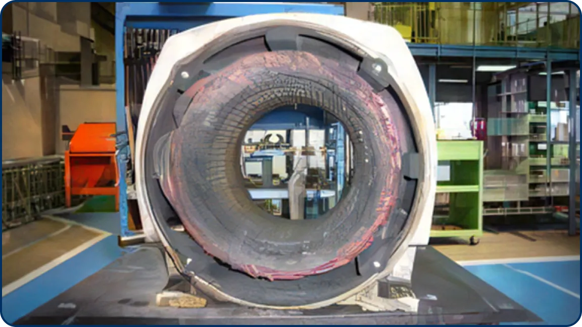 コイルの巻き替え 旧コイル取り外し