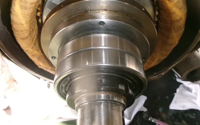 260202 Elektromotorenwerk Brienz AG製（外国製）100KW-4P水冷式インバータモーター　分解整備